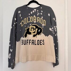 Colorado Buffaloes Gray and Cream Sweatshirt
